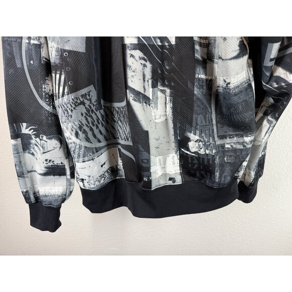 Oakley Forged Goods All Over Print Zip Up Hoodie Mens Size L - Picture 9 of 12